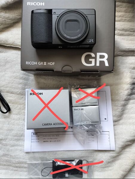 【美品】リコー GRⅢ HDF RICOH 新品同様 予備バッテリー、充電器など リコー GR
