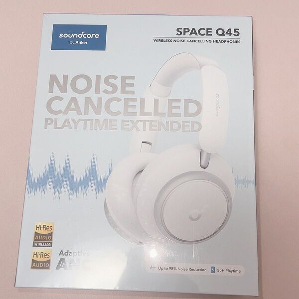 soundcore Space Q45 ワイヤレスヘッドフォン ホワイト