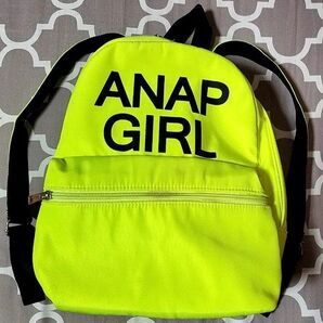 ANAP GIRL リュック イエロー アナップガール 黄色 送料無料 匿名配送