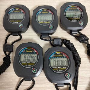 ストップウォッチ 訳あり タイマー 5個セット 新品 計測 スポーツ 時計 アラーム デジタル 表示 日付 工具 まとめ売り 大量