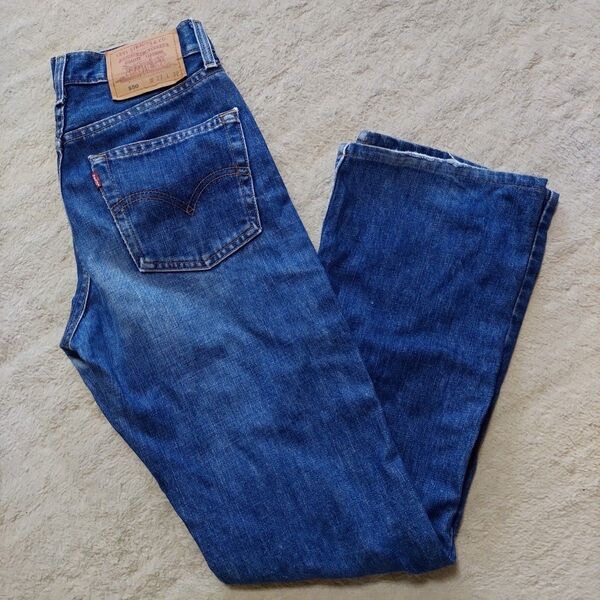 levi's 550 デニム 27インチ ユーズド ジーンズ バギー テーパードジーンズ