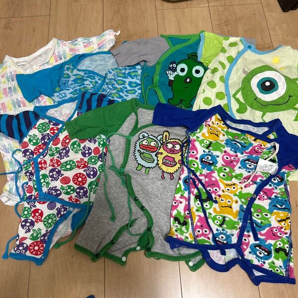 【50〜60cm】ベビー肌着 9点セット 男の子 子供服 ベビー服