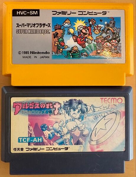 アルゴスの戦士 スーパーマリオブラザーズ ファミコンソフト