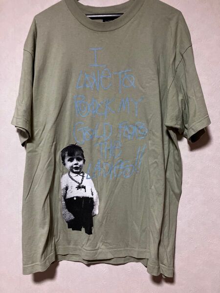 STUSSY Tシャツ グリーン系