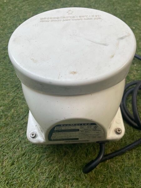 新品L型ゴム菅付 ECOMAC100 100L フジクリーン 浄化槽 ブロワー エアーポンプ 送風機 フィルター 内部洗浄済
