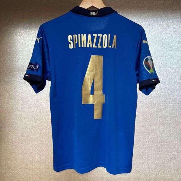 イタリア代表 オーセンティック EURO2020 優勝パッチ付き スピナッツォーラ 正規品