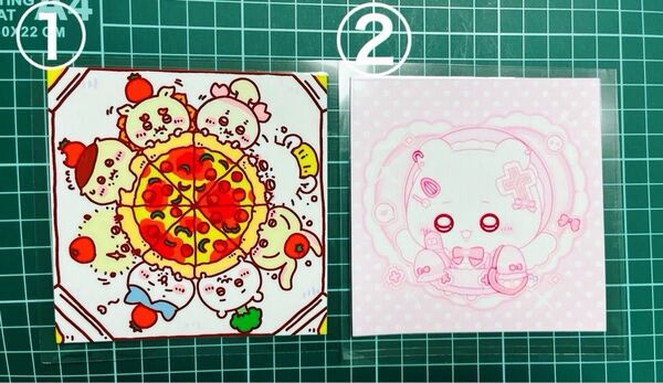 ハーフカプラ★ハーフカップラベルシール 1枚350円