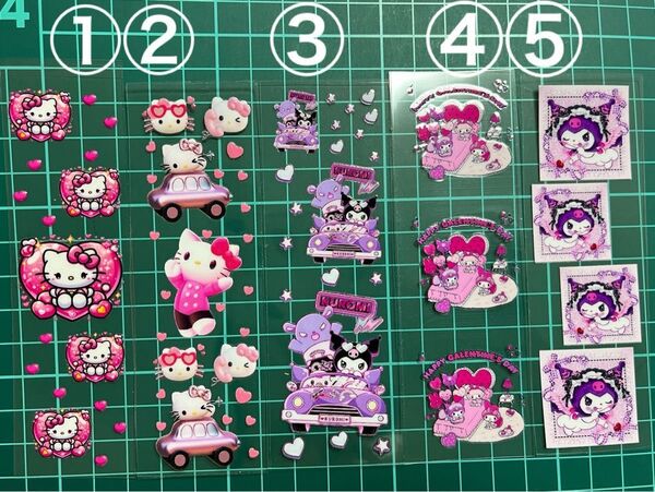 【新作】ペンラ★サンリオ ペンラップラベルシール 2枚350円