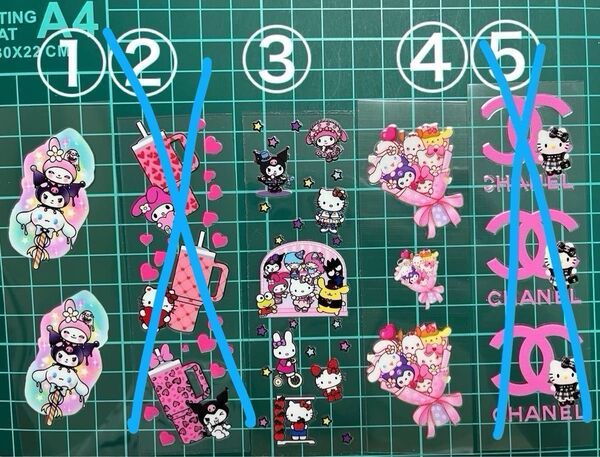 ペンラ★サンリオ ペンラップラベルシール 2枚350円