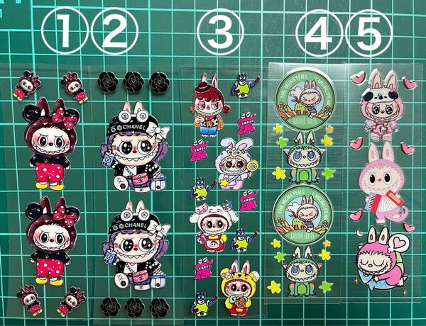 ペンラ★ラブブ ペンラップラベルシール 2枚350円