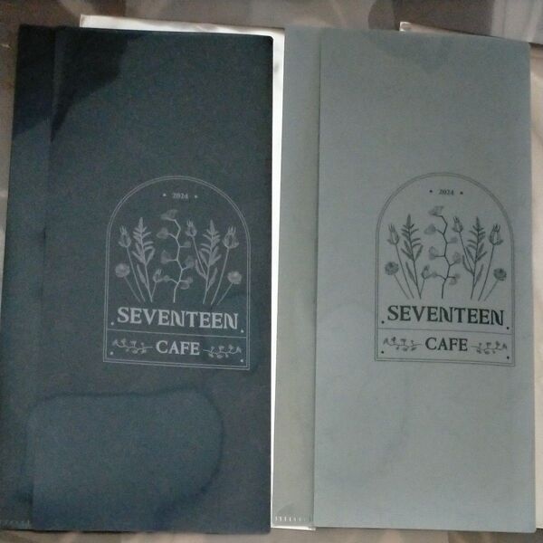 セブンティーン セブチSEVENTEEN CAFE 2024 morning green 入場特典 クリアファイル 2種セット