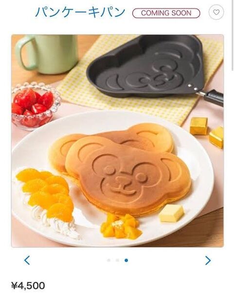 ダッフィー パンケーキパン ダッフィー&フレンズ ワンダフルキッチン ディズニー グッズ 【東京ディズニーシー限定】フライパン