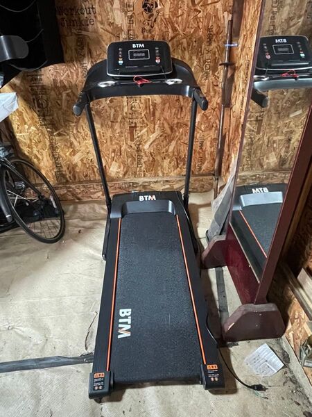 直接取引のみ!美品 ルームランナー ランニングマシン 電動ルームランナー BTM トレッドミル