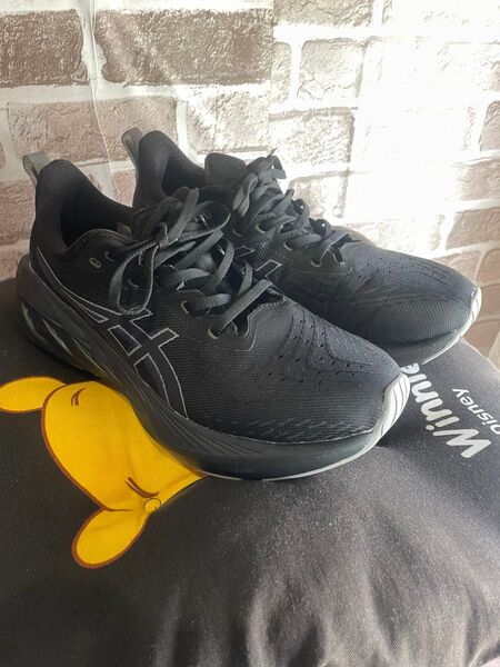 美品 asics アシックス ノブァブラスト4 NOVABLAST 27.5ワイド