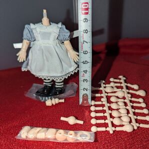 ジャンク オビツ11 アリスドレスセット グレー フィギュア まとめ売り オビ球