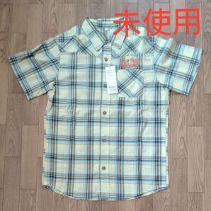 【新品未使用】半袖シャツ チェック柄 シャツ