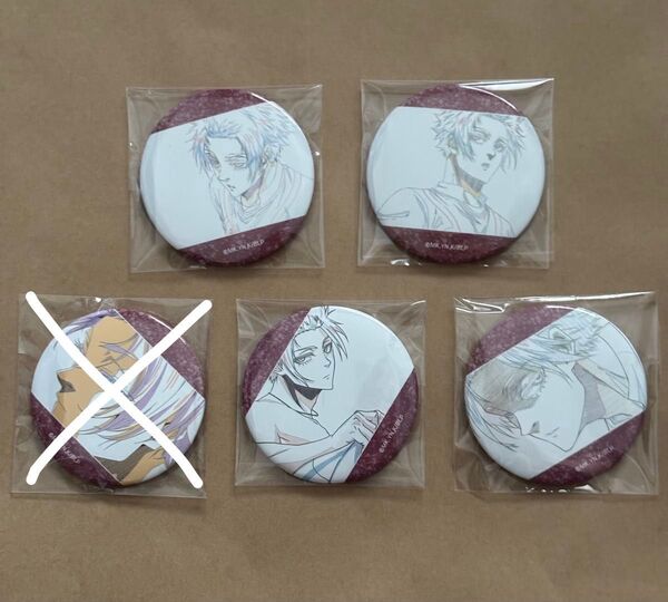 ブルーロック展 ブルロ展 推しキャラ 缶バッジ 糸師冴 4点セット