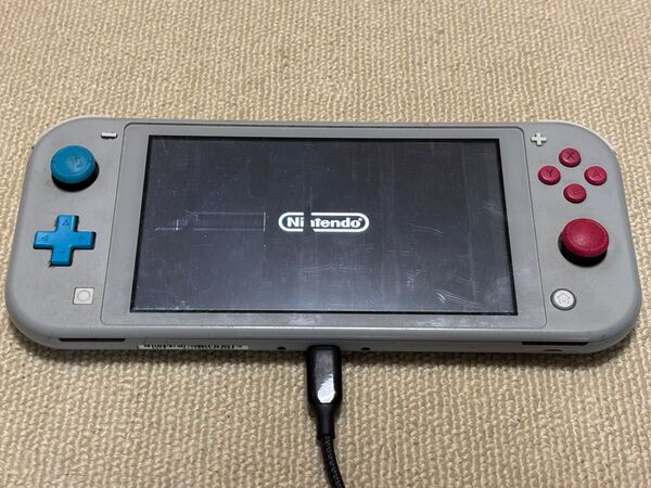 ジャンク品 Nintendo Switch Lite グレー 本体 ザシアン ザマゼンタ