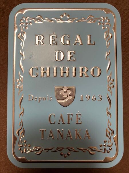 カフェタナカ REGAL DE CHIHIRO 2025年 バレンタイン ビジュー・ド・ビスキュイ プティ ショコラテ 空き缶
