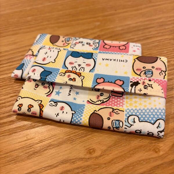 ちいかわ ポケットティッシュケース 2個セット ハンドメイド ポケットティッシュカバー 女の子