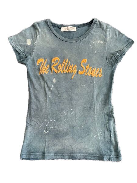 LOVE GIRLS MARKET バンドT風 Tシャツ(The Rolling Stones)