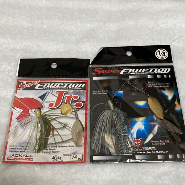 JACKALL スーパーイラプション Jr. 1/4oz アユ スーパーイラプションダブルウィロー ブルーギル1/4ozセット販売