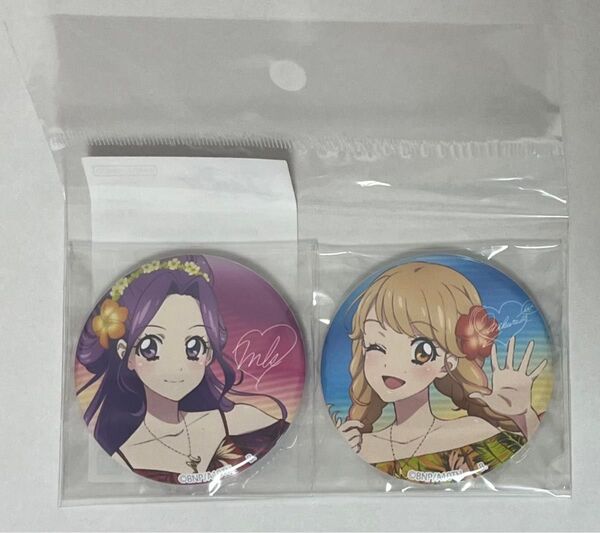 アイカツ WM Last Summer Collection 缶バッジセット 神崎美月 夏樹みくる