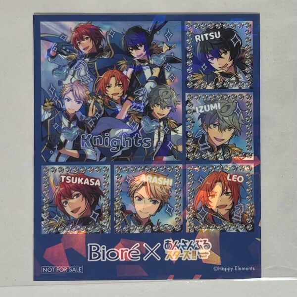 Biore×あんさんぶるスターズ!! オリジナルフォトプリント風シール 1枚 あんスタ Knights ビオレ
