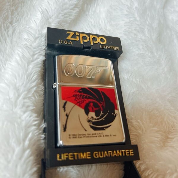 007/ダブルオーセブン 銃口デザイン/ジェームスボンド1996年製 ZIPPO ジッポ オイルライター 箱付き