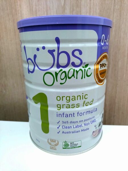 bubs organic バブス オーガニック粉ミルク 800g
