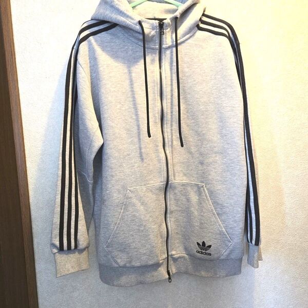 メンズ adidas ジップパーカー L