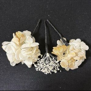 ヘアアクセサリー プリザーブドフラワー Japanese Kimono 和装小物 アクセサリー 着物 花 結婚式 成人式 髪飾り