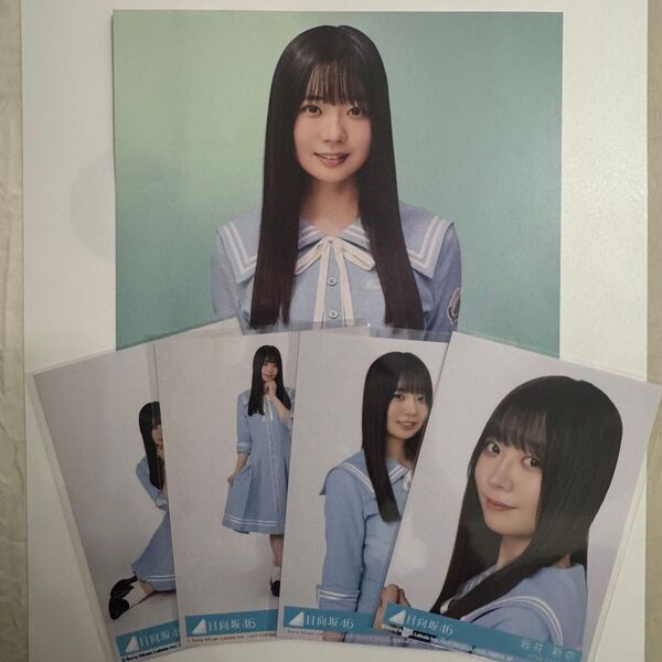 日向坂46 Love yourself! 坂井新奈 コンプ 封入 生写真 シブツタ フライヤー ポスター