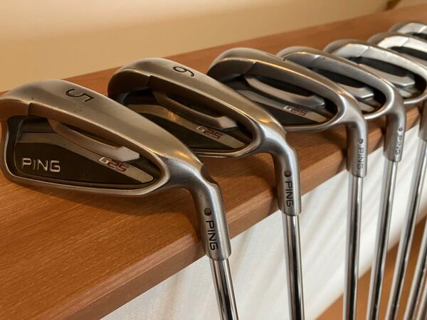 名器 PING G25 アイアンセット8本 5〜9、W、U、S