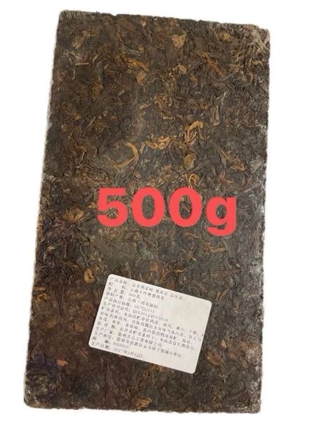 芳醇な香り金芽プーアル熟茶レンガ 茶 たっぷり500g