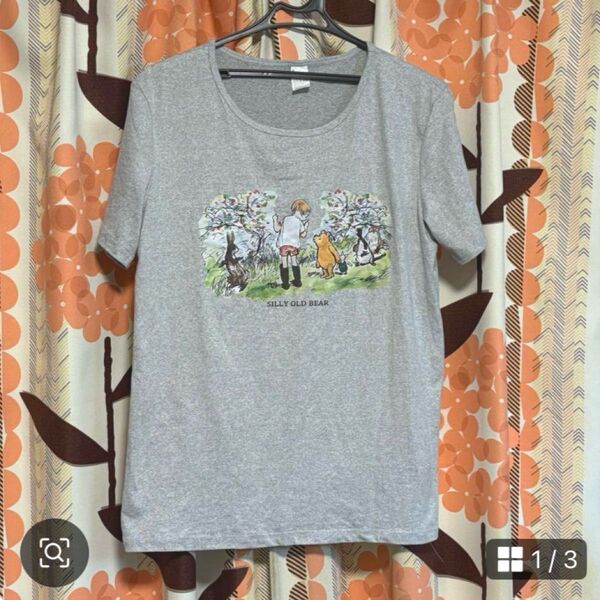 クラシックプー レディース 半袖 半袖Tシャツ グレー M トップス 春 夏 半袖Tシャツ Tシャツ 半袖