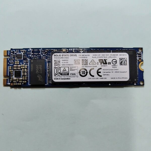 東芝(TOSHIBA) SSD M.2 256GB 中古動作品(正常) 稼働時間:17,887H