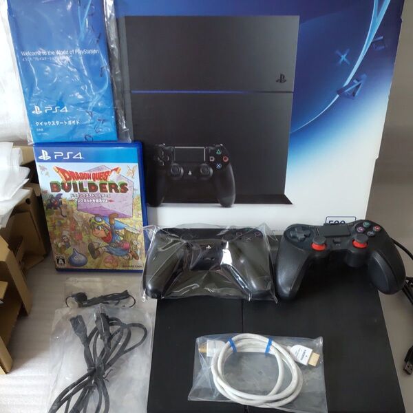 起動確認済み PlayStation4 ジェット・ブラック 500GB CUH-1200AB01 おまけ付き