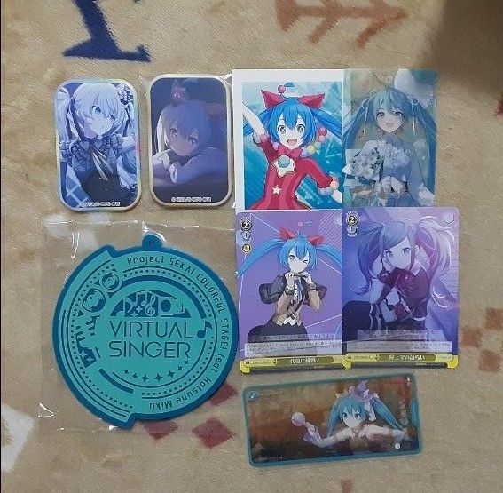 初音ミク プロセカ まとめ売り 缶バッジ ラバーコースター メモステ 等