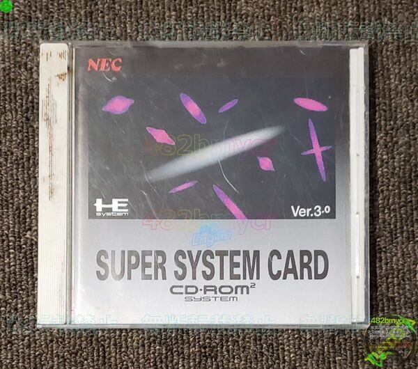 【管M409】 PCE HuCard PCエンジンハード スーパーシステムカード(Ver 2.1) ※マニュアルのみver3.0