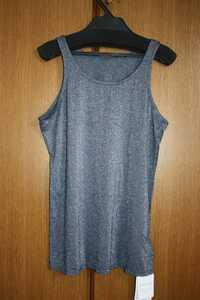  new goods * Reflect * tank top lame entering size38 navy 