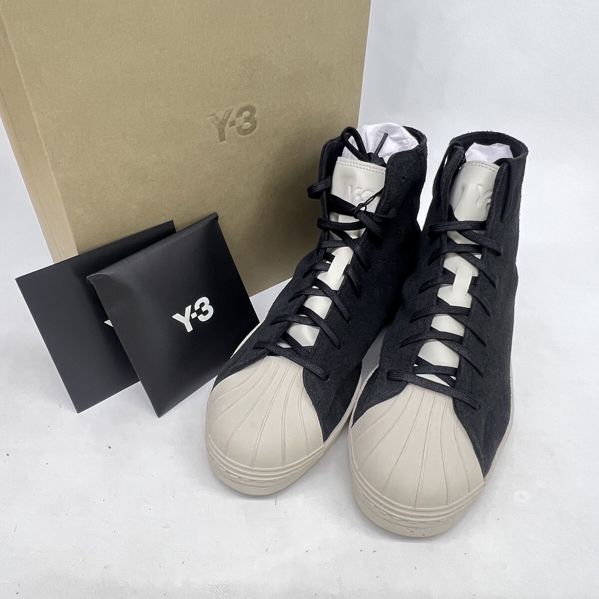 関税・送料込み【Y-3】 レザー ロゴハイカットスニーカー 2025年最新】Yahoo!オークション -y-3 ワイスリー(スニーカー)の