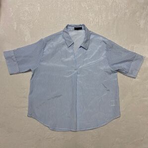 ストライプシャツ ライトブルー