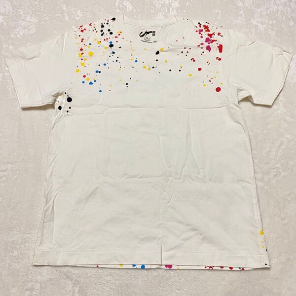 ユニクロ UT スプレーアート柄Tシャツ Mサイズ ホワイト
