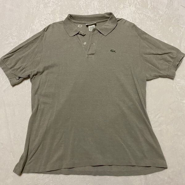 CHEMISE LACOSTE (フランス製)ポロシャツ グレー