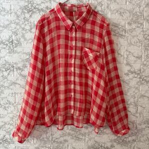 free people フリーピープル シースルーシャツ Mサイズ