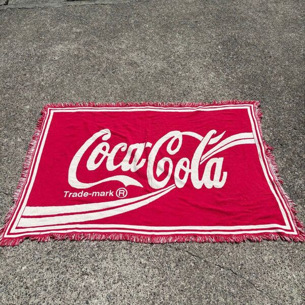 80s Coca-Cola コカコーラ ラグマット カーペット ヴィンテージ アメカジ