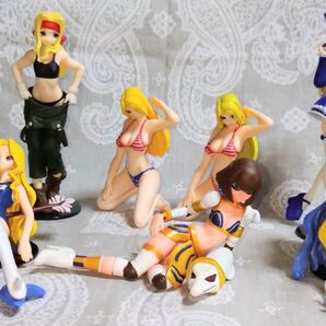 カプコン リアルフィギュアコレクション ファイティングジャム編 全6種+色違い1種の計7体 Yujin