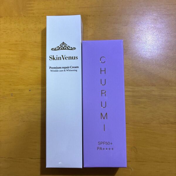 Churumi チュルミ 薬用ファンデーション&リンクルホワイトクリームセット