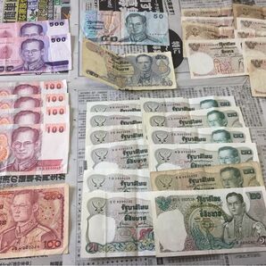 外国紙幣硬貨まとめ タイ7929バーツ(34882円分)古銭 コイン